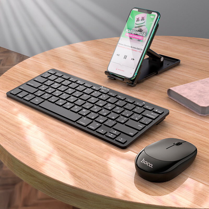 Mouse Inalámbrico Hoco DI04 Plus 1200 Dpi Negro – imagen 3