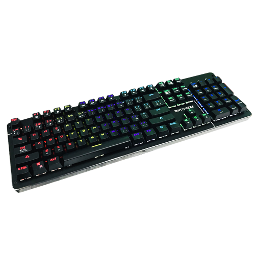 Teclado Gamer Mecánico Datacom Phafnir Rgb Negro