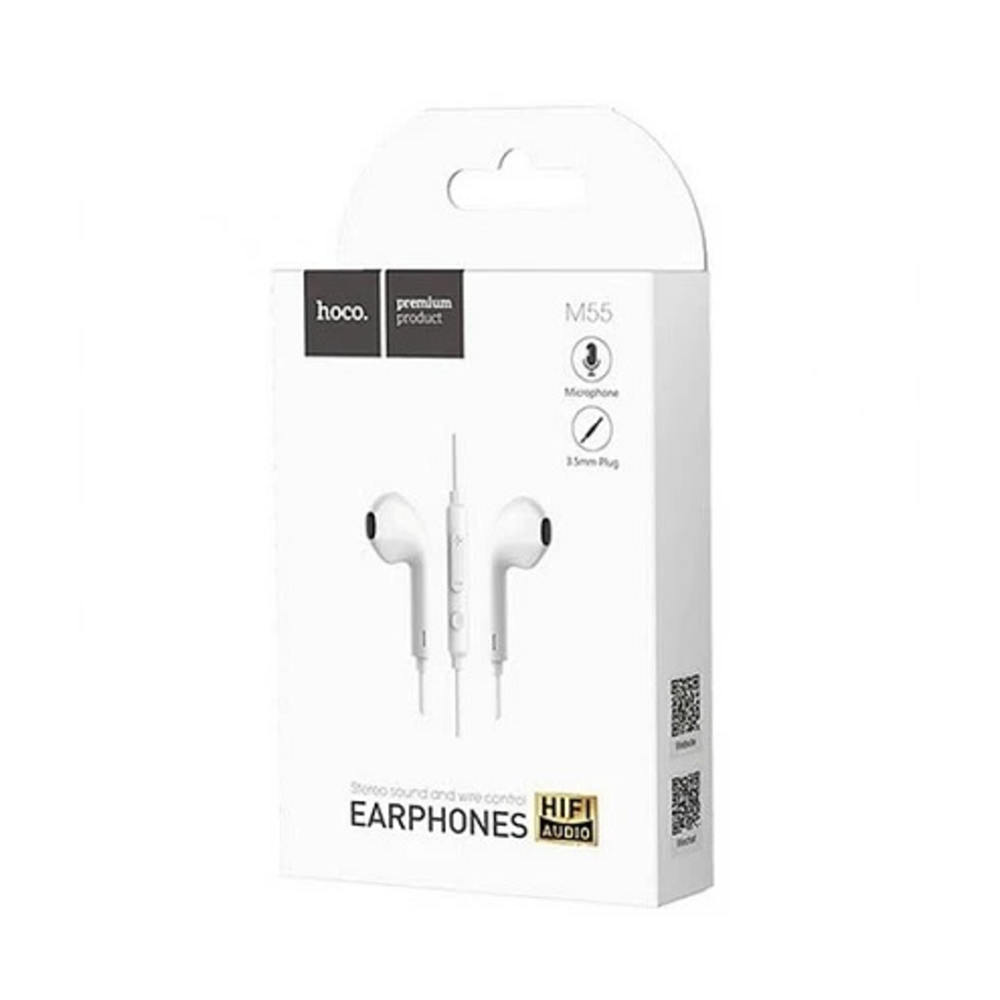 Audífonos In Ear Hoco M55 Memory 3.5mm Blanco – imagen 3