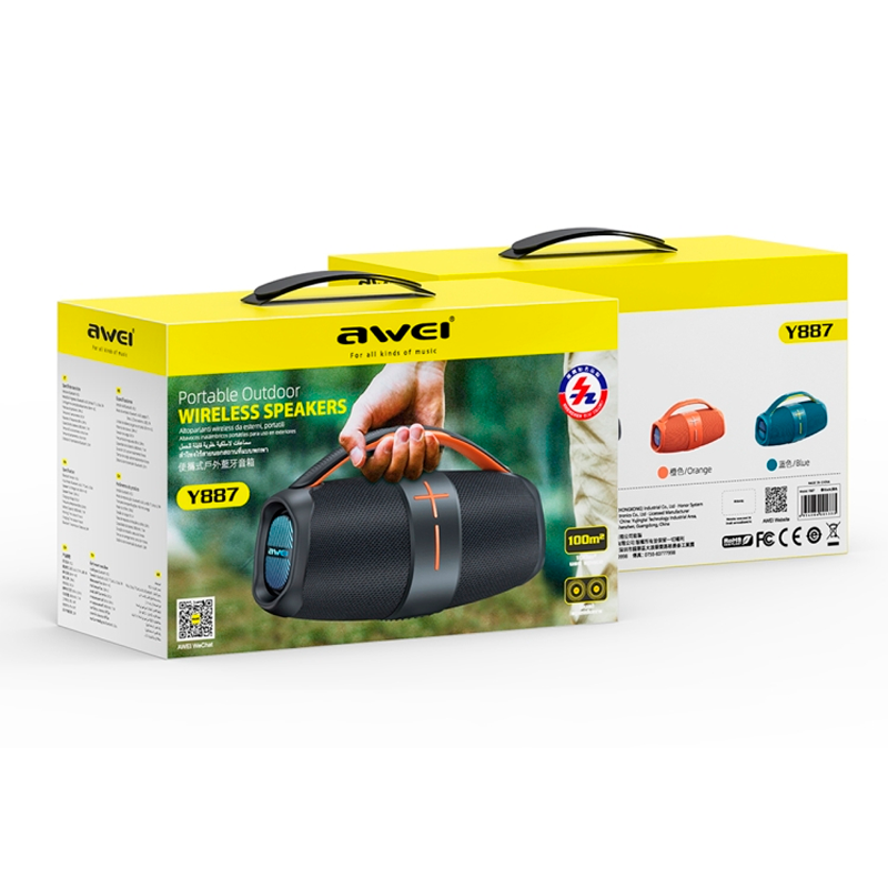 Parlante Bluetooth Awei Y887 10w Rgb Negro – imagen 3