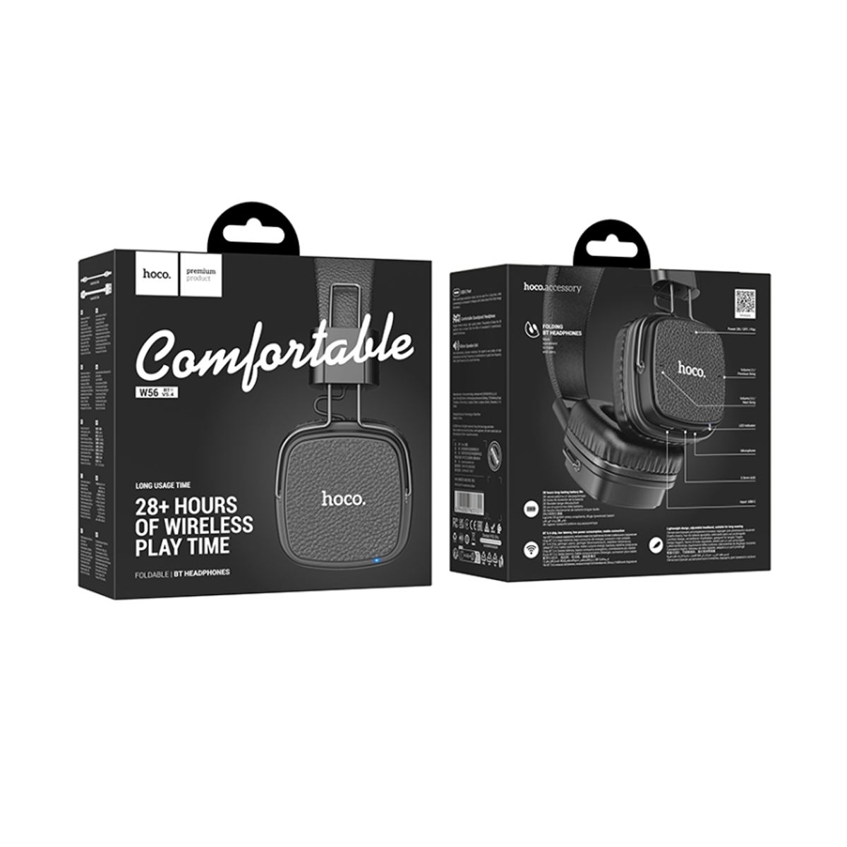 Audífonos Bluetooth Hoco W56 Headset Negro (copia) – imagen 3