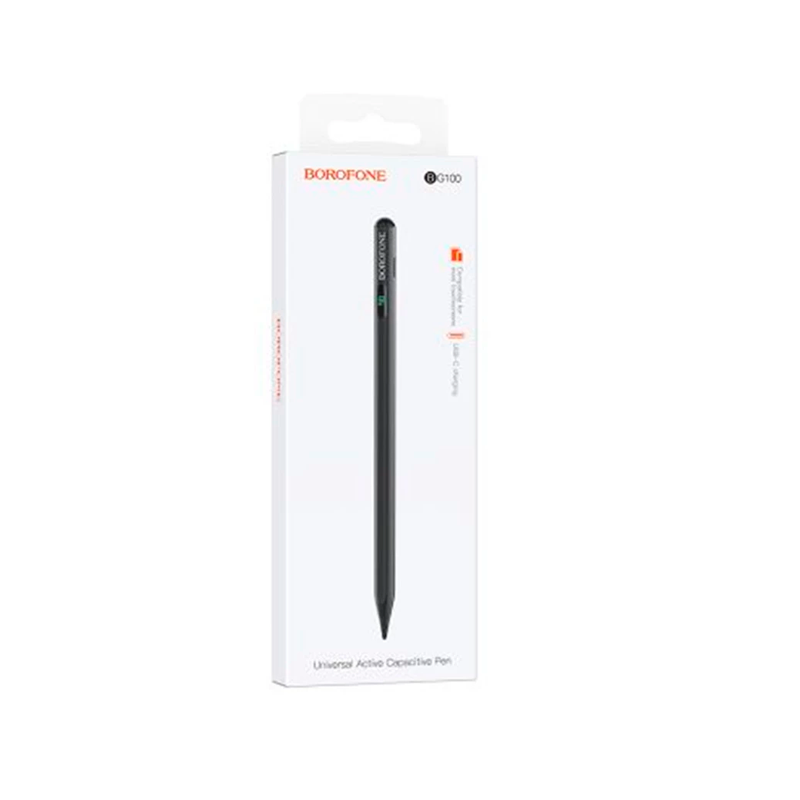 Lápiz Touch Para Tablet Borofone Bg100 Negro – imagen 3