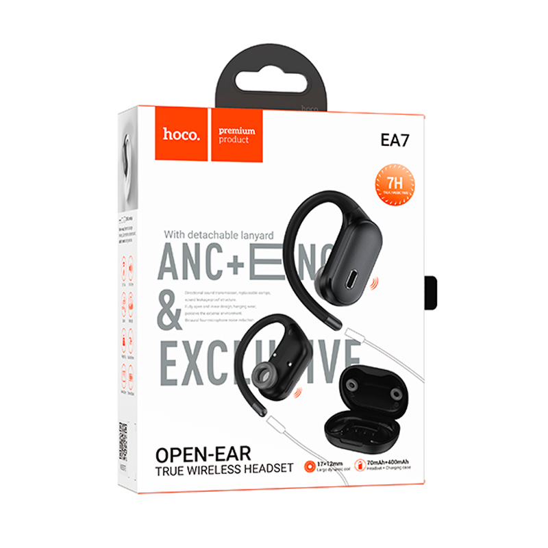 Audífonos In Ear Bluetooth Hoco Ows Ea7 Anc + Enc Negro – imagen 3