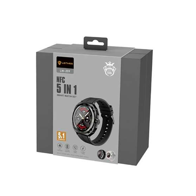 Smartwatch Reloj Inteligente Bluetooth Lenyes Lw209 Negro – imagen 2