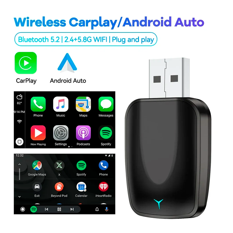Adaptador Inalambrico Para Carplay Usb Negro – imagen 3