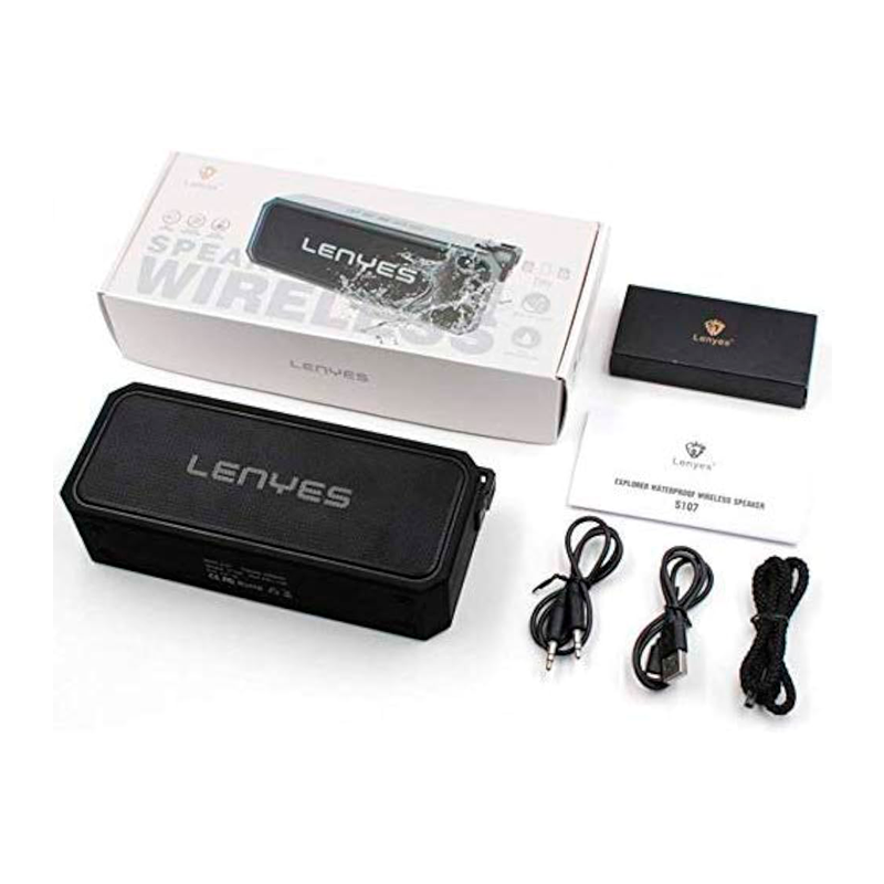 Parlante Bluetooth Lenyes S107 Resistente Al Agua 20w Negro – imagen 2