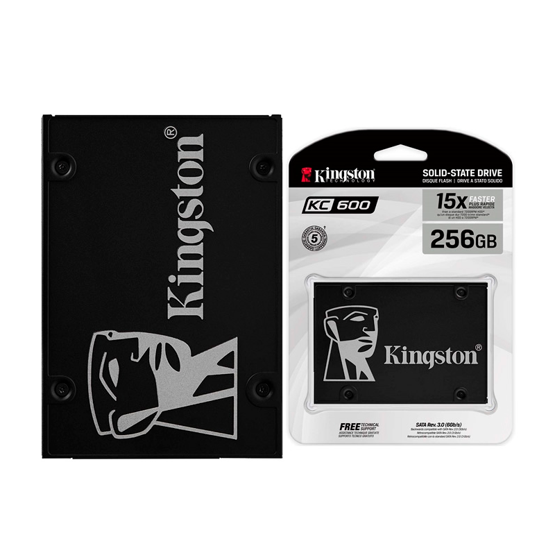 Disco Duro Ssd Kingston KC600 256 Gb Sata 2,5 Negro – imagen 3