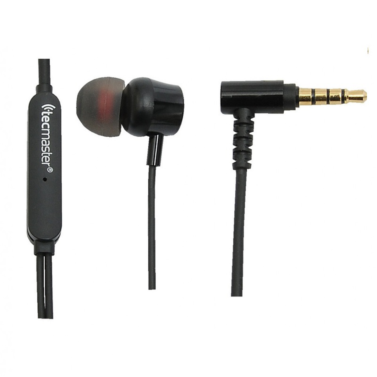 Audifonos In Ear Tecmaster Hi Fi Metalicos TM-300513 Negro