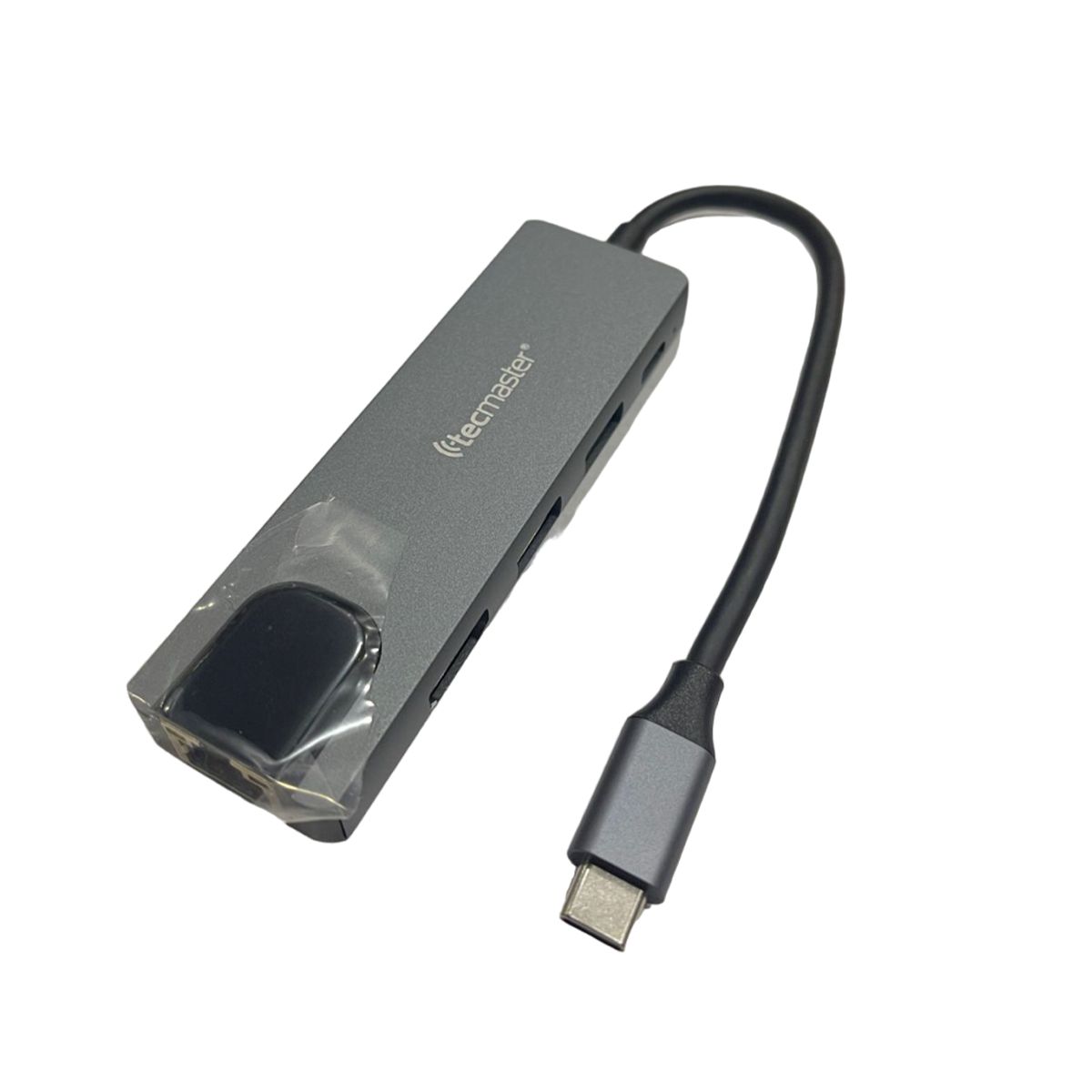 Adaptador Hub Tipo C 5 en 1 Tecmaster Gris – imagen 4