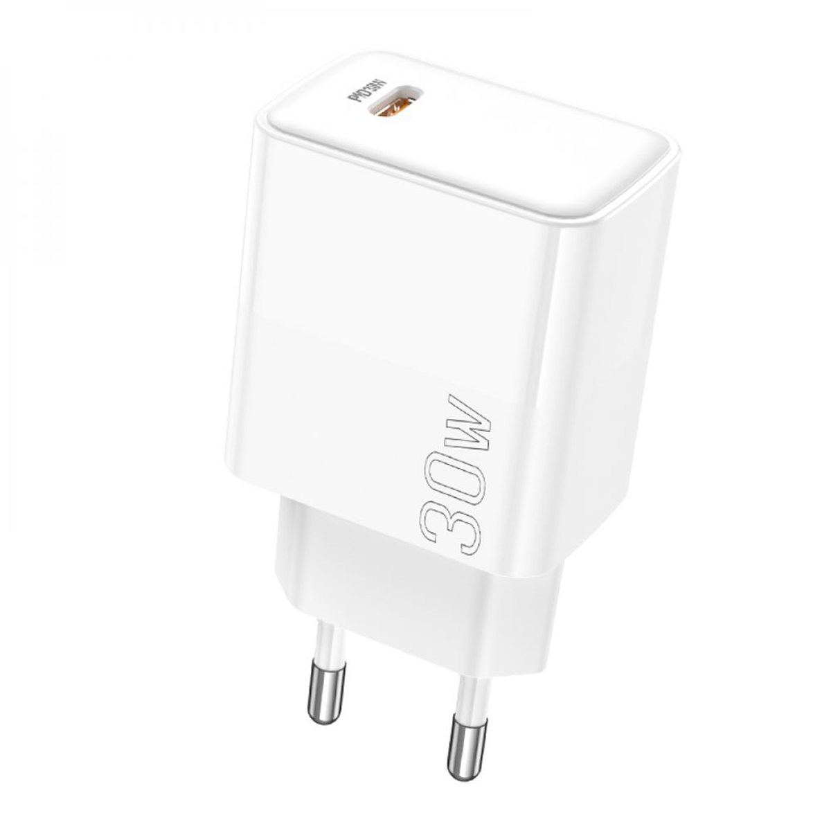 Cargador Borofone Ba77a Insightful 30w Carga Rapida Blanco