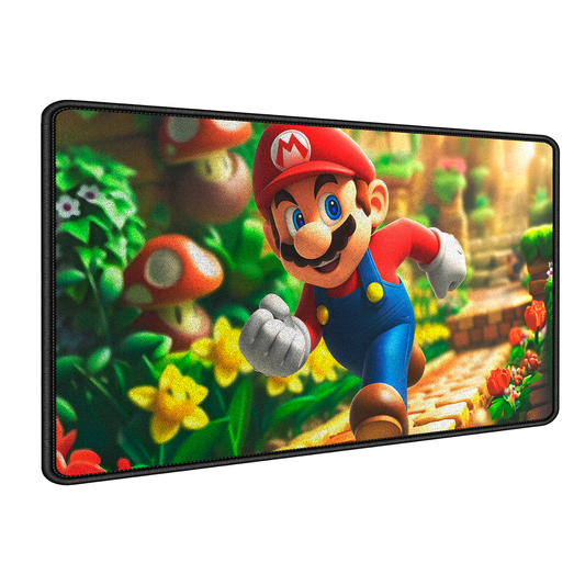 Mousepad Gamer Antideslizante 70x30 Diseño Mario Run