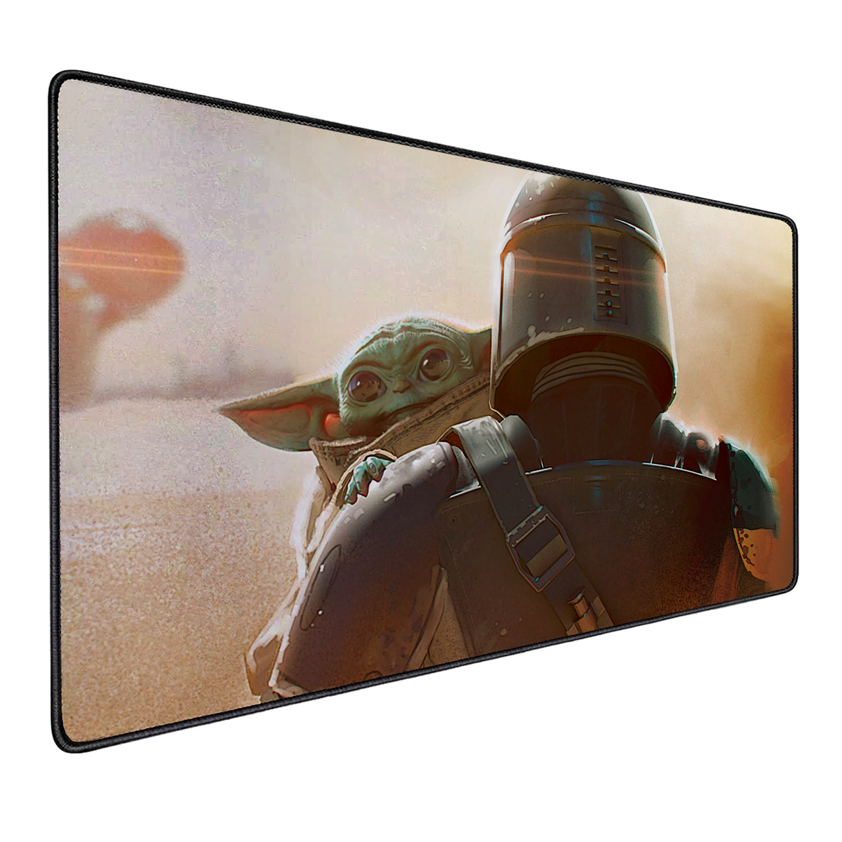 Mousepad Gamer Antideslizante 90x40 Diseño Grogu Baby Yoda