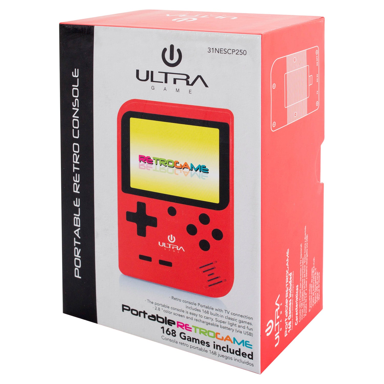 Consola Portatil Retro Ultra 168 Juegos Tv – imagen 3