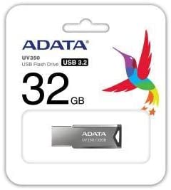 Pendrive Metálico Adata 32 Gb 3.2 Auv350 Gris – imagen 4