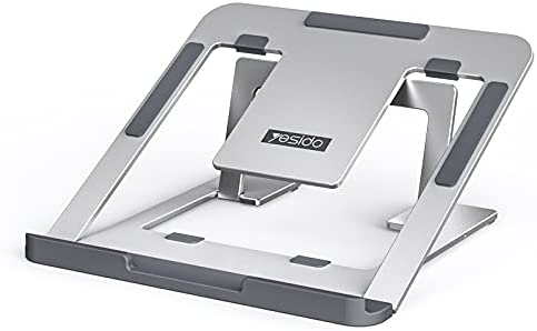 Soporte Stand Aluminio Notebook Macbook Portatil Yesido Lp02 Gris – imagen 4