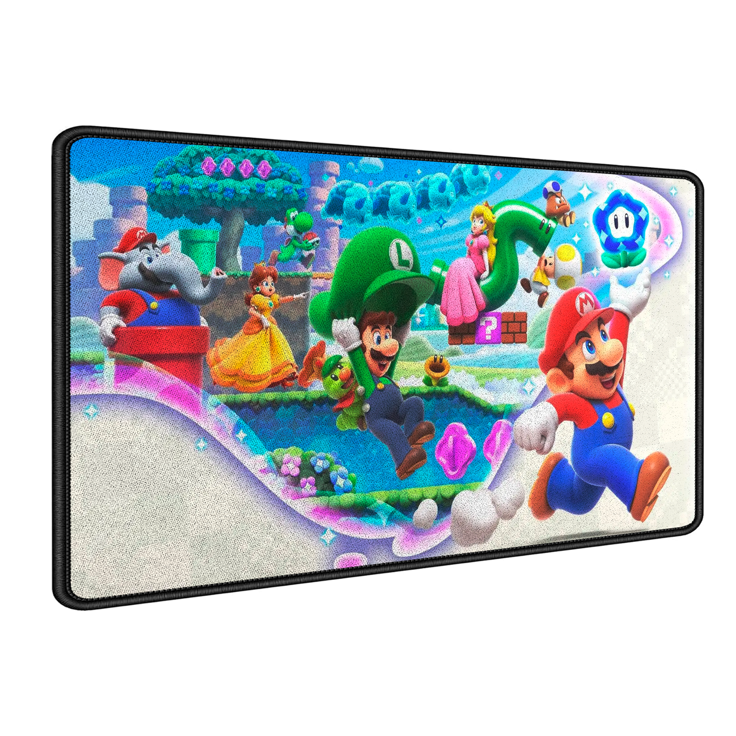Mousepad Gamer Antideslizante 70x30 Diseño Mario Wonder