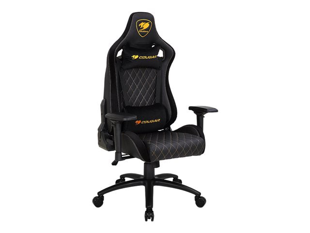 Silla Gamer Profesional Cougar Armor S Royal Negro Amarillo – imagen 3