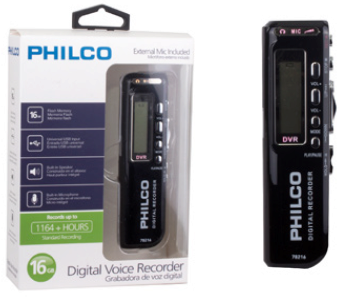 Grabadora de Voz Digital 16 Gb Philco – imagen 3