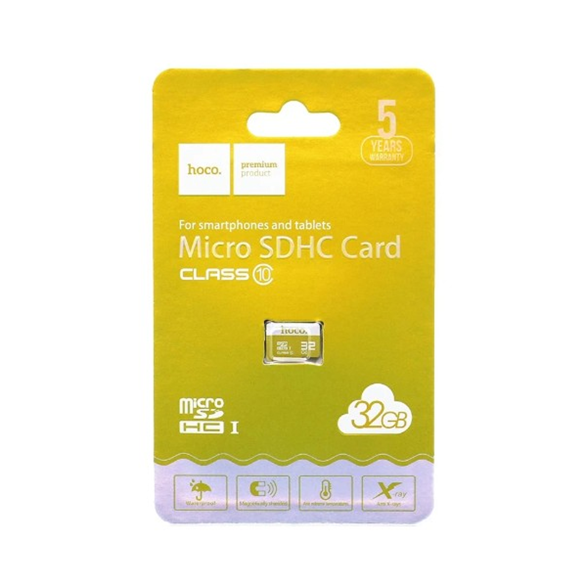 Micro SD Tf Flash Hoco 32 Gb Amarillo – imagen 3