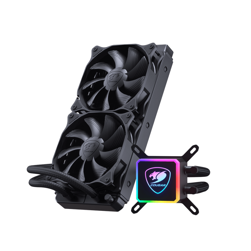 Refrigeración Líquida Cougar Aqua 240mm Rgb Negro – imagen 3