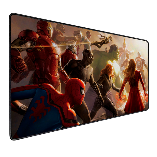 Mousepad Gamer Antideslizante 90x40 Diseño Vengadores Marvel