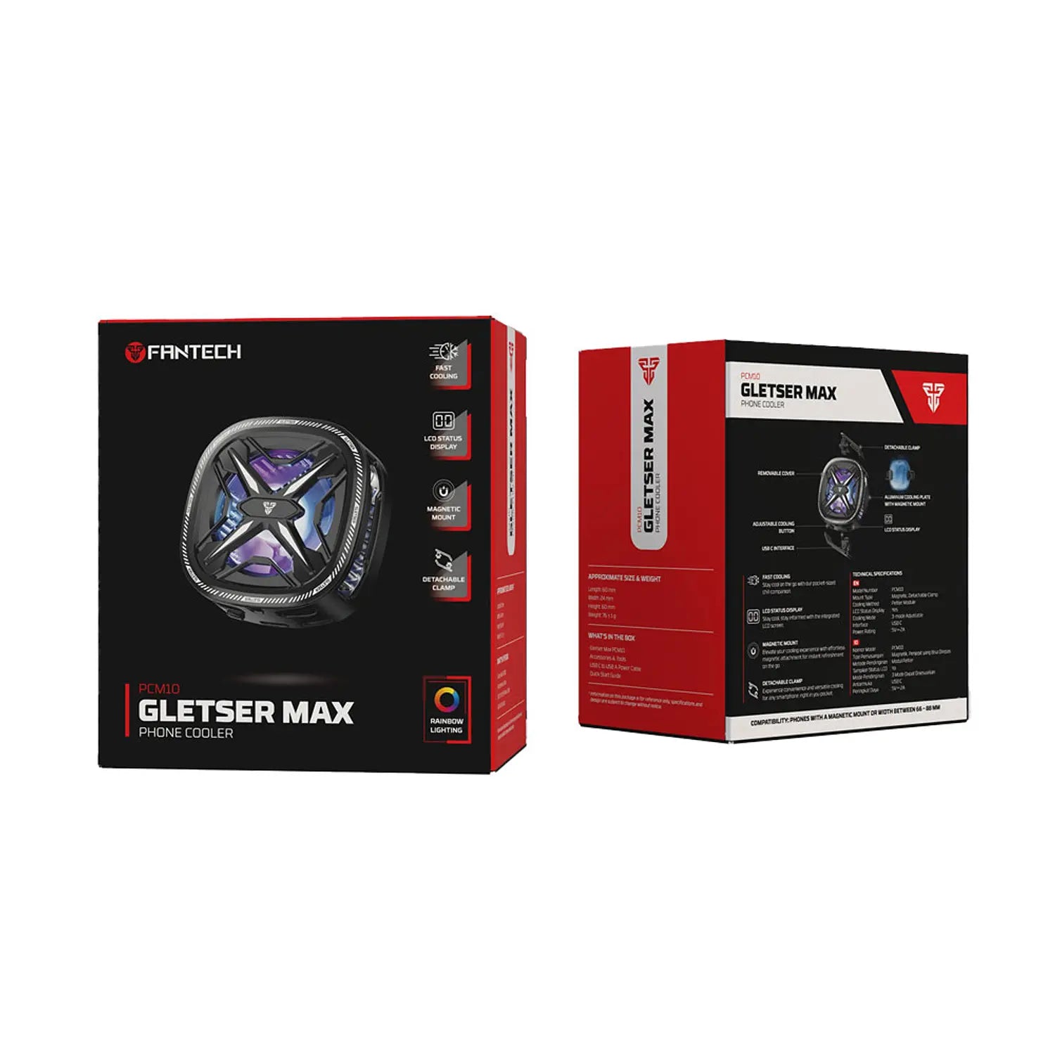 Soporte Enfriador Smartphone Fantech Pcm10 Gletser Max Negro – imagen 3