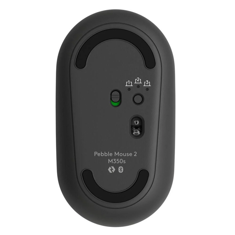 Logitech Pebble 2 M350s negro vista lateral