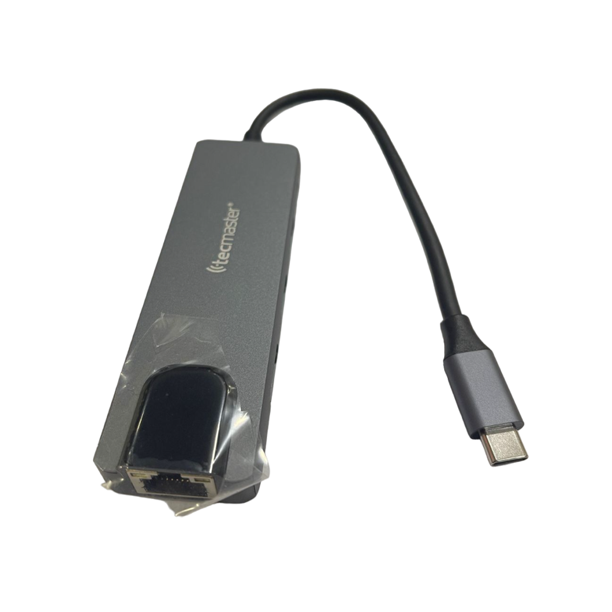 Adaptador Hub Tipo C 5 en 1 Tecmaster Gris