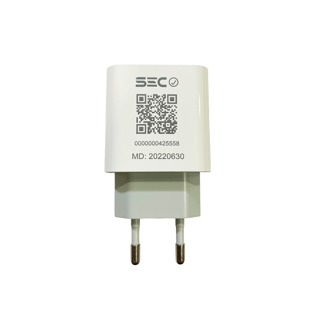 Cargador Tecmaster Dual Usb Tipo C 20w Carga Rapida Blanco – imagen 3