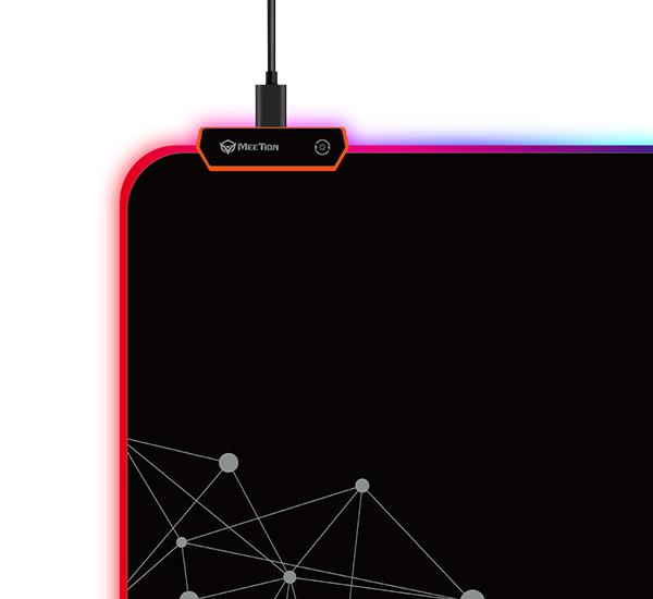 Mousepad Gamer Meetion Rubber Xl 88x30cm Negro – imagen 5