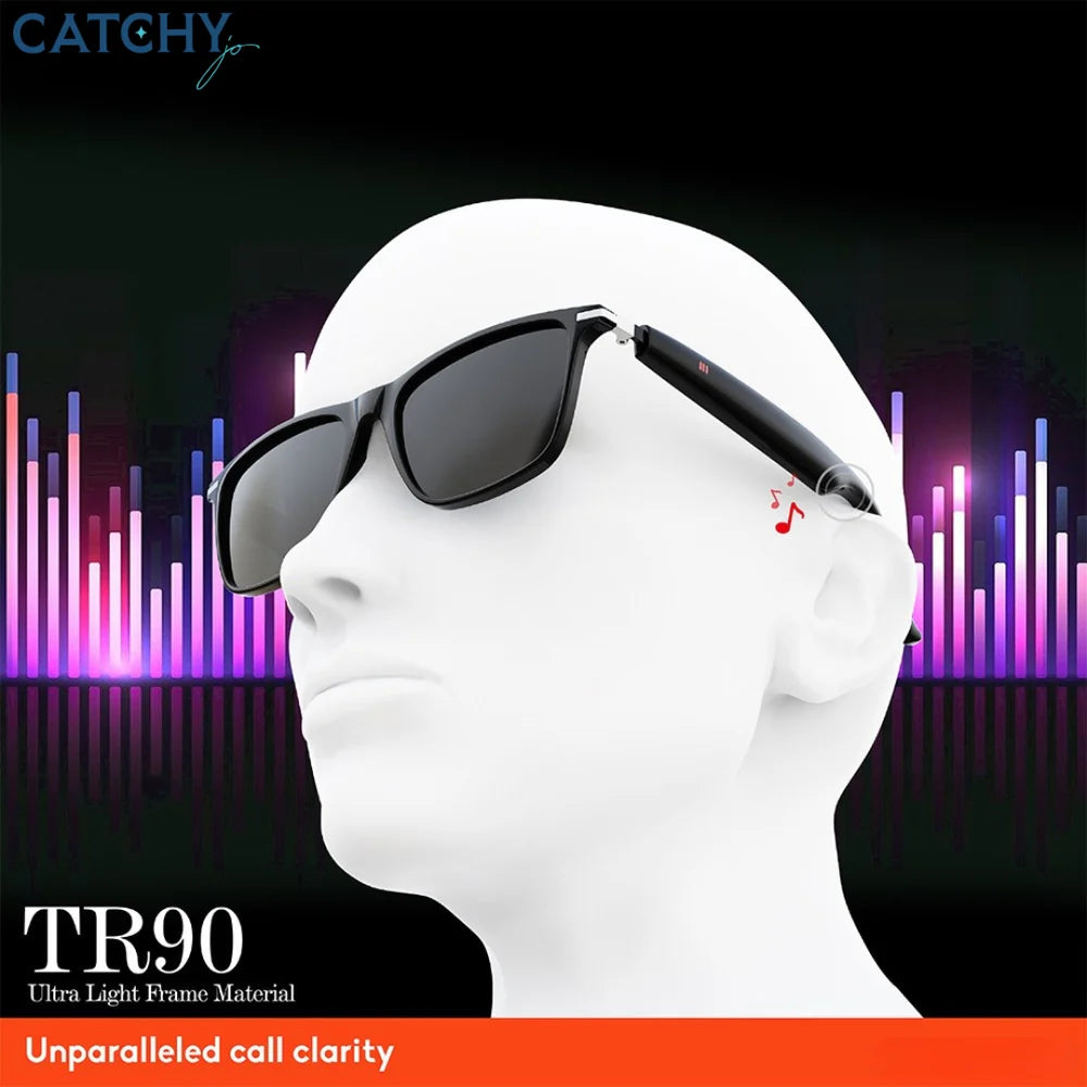 Lentes Audifonos Inteligentes Bluetooth Moxom MX-BG01 Negro – imagen 3