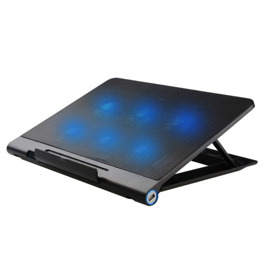 Ventilador Notebook Microlab Six Fan 17 Negro