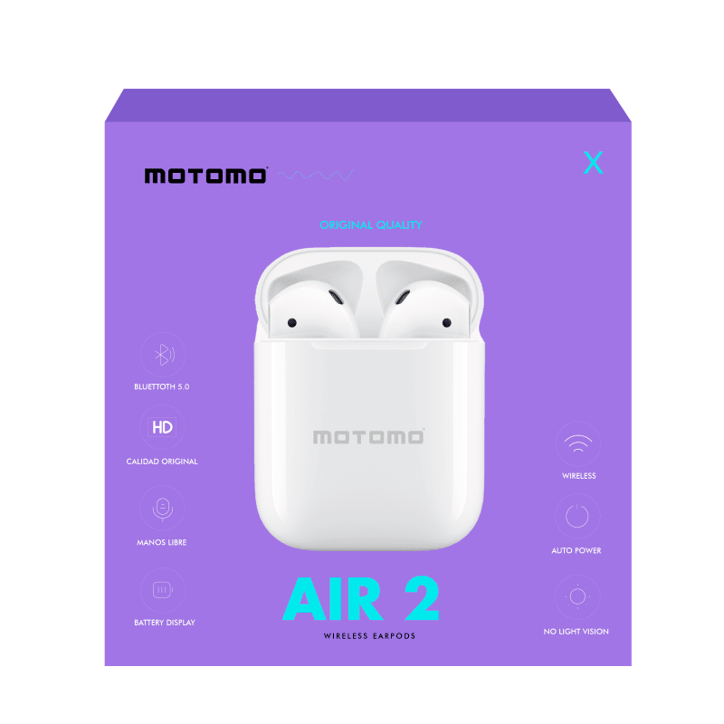 Audífonos In Ear Bluetooth Motomo Air 2 Blanco – imagen 4