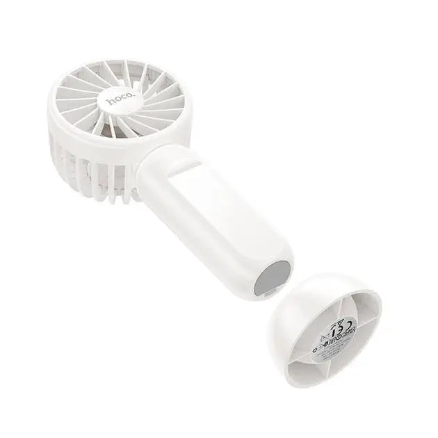 Ventilador Mini Portatil Recargable De Mano Hoco Hx60 Blanco – imagen 4