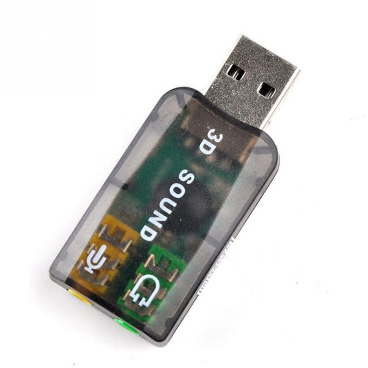 Adaptador de Microfono 2.0 Tarjeta de Sonico Usb Datacom