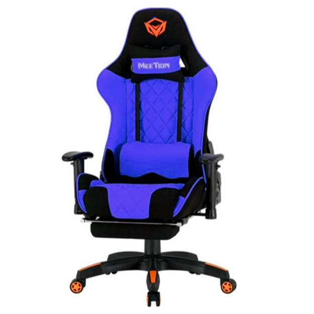 Silla Gamer Meetion CHR25 Azul Negro – imagen 4