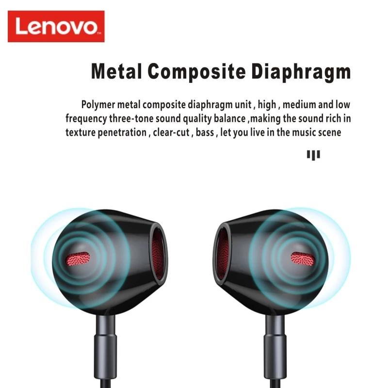 Audifonos Bluetooth Lenovo Deportivo He06 Negro – imagen 3