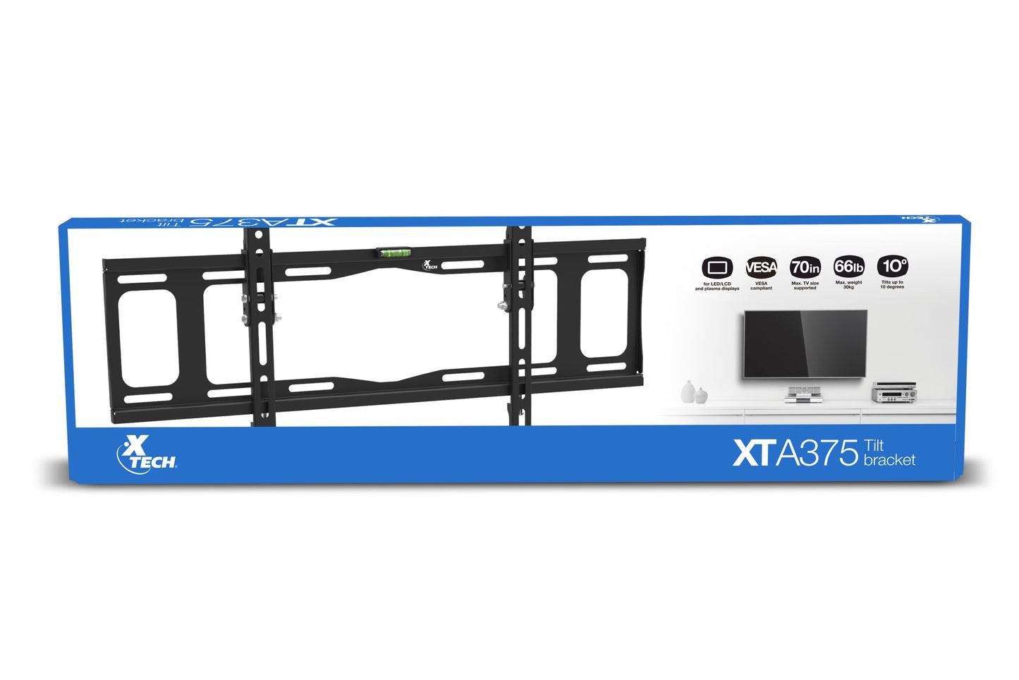 Soporte Led 32' A 70' Inclinable Hasta 29kg Xtech Xta-375 Negro – imagen 4