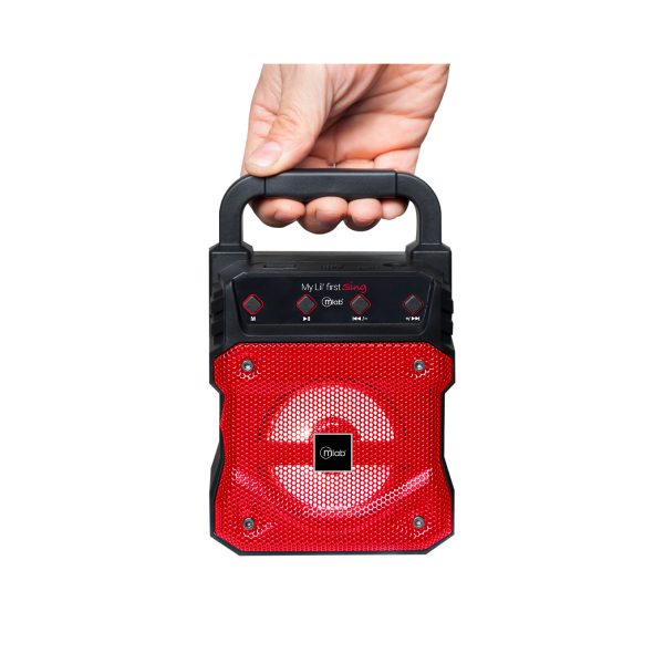 Parlante Bluetooth Microlab Karaoke Lil Tws Rojo – imagen 4