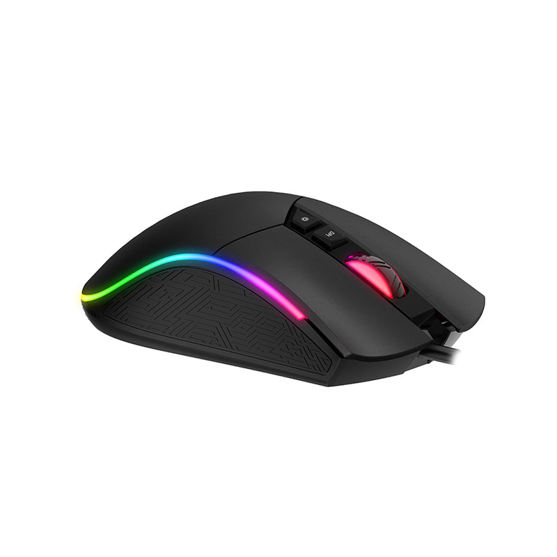 Mouse Gamer Gamenote Ms1001 Rgb 6400dpi Negro – imagen 4