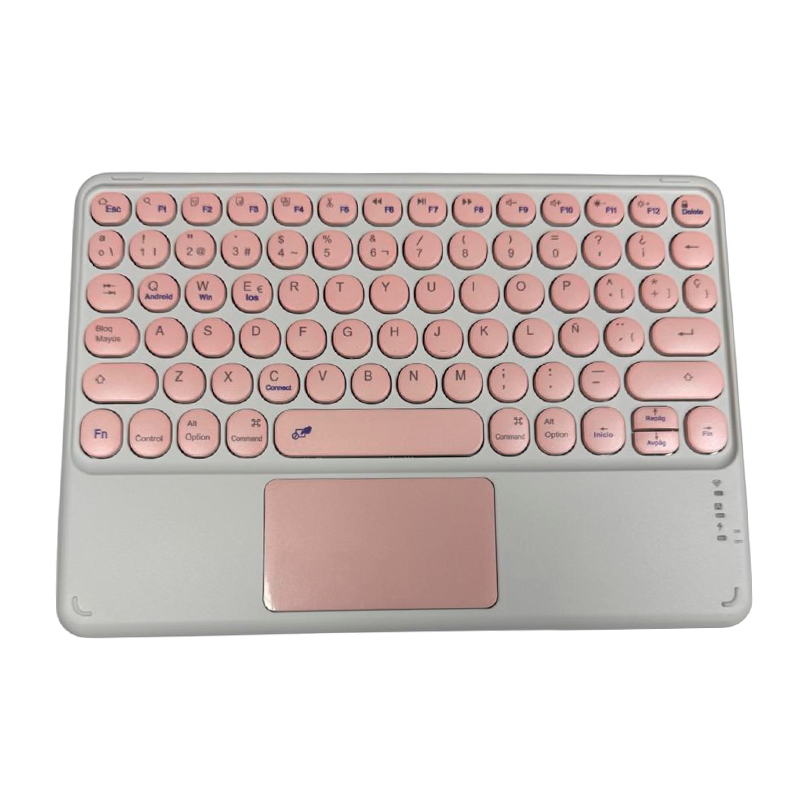 Carcasa Funda Con Teclado Inalambrico Para Ipad 9.7 Rosado – imagen 3