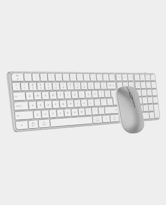Kit Teclado + Mouse Inalámbrico Meetion iKey C230 Dual 2.4G + Bluetooth Blanco - vista 2