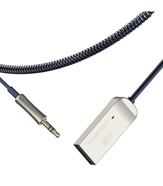 Receptor Bluetooth Auto Xo NB-R202 Usb A 3.5mm Gris – imagen 3