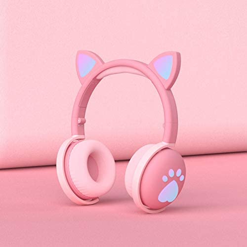 Audifonos Bluetooth Rosado con orejas BK1 – imagen 2