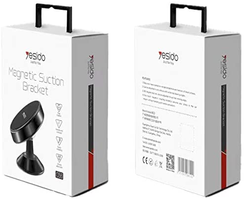 Soporte De Auto Para Celular Magnetico Yesido C56 Negro – imagen 2