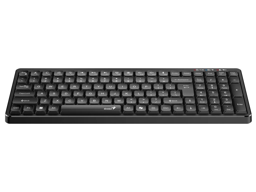 Teclado Genius Inalámbrico Bluetooth + 2,4 Ghz Copilot Luxmate Q7100BT Negro – imagen 3