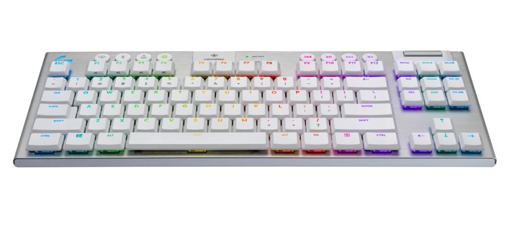 Teclado Gamer Logitech G915 Lightspeed Tkl Inalambrico Rgb Blanco – imagen 2