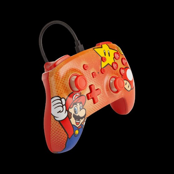 Control Alambrico Wired Powera Nintendo Switch Mario Vintage – imagen 3