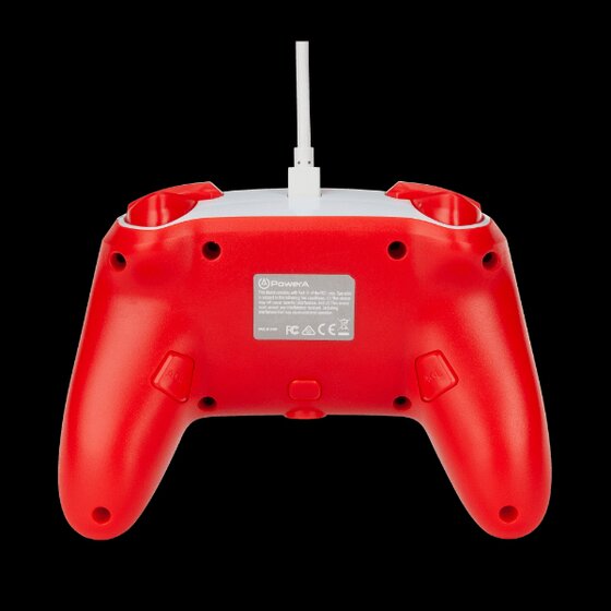 Control Alambrico Wired Powera Nintendo Switch Mario White – imagen 2