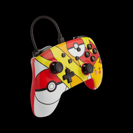 Control Alambrico Wired Powera Nintendo Switch Pokémon: Pikachu Pop Art – imagen 3